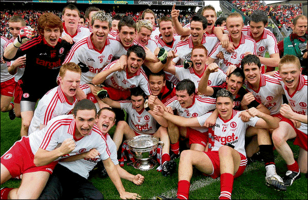 [Source] Tyrone Hold Out in Front of Fierce Cork Finale - The Irish Times (Monday 20th September, 2010) - Photograph: Eric Luke